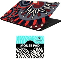 FineArts Floral - LS5604 Laptop Skin and Mouse Pad Combo Set(Multicolor)   Laptop Accessories  (FineArts)