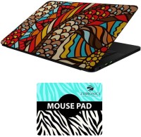 FineArts Floral - LS5614 Laptop Skin and Mouse Pad Combo Set(Multicolor)   Laptop Accessories  (FineArts)
