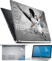 FineArts Ronaldo Celebrate 4 in 1 Laptop Skin Pack with Screen Guard, Key Protector and Palmrest Skin Combo Set(Multicolor)   Laptop Accessories  (FineArts)