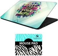 FineArts Quotes - LS5847 Laptop Skin and Mouse Pad Combo Set(Multicolor)   Laptop Accessories  (FineArts)
