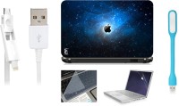Print Shapes Galaxies Apple shine Combo Set(Multicolor)   Laptop Accessories  (Print Shapes)