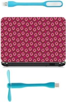 Print Shapes square background Combo Set(Multicolor)   Laptop Accessories  (Print Shapes)
