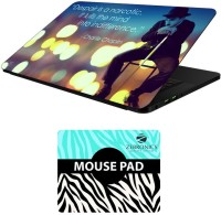 FineArts Quotes - LS5885 Laptop Skin and Mouse Pad Combo Set(Multicolor)   Laptop Accessories  (FineArts)