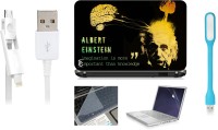 View Print Shapes Albert Einstein 2 Combo Set(Multicolor) Laptop Accessories Price Online(Print Shapes)