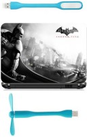 Print Shapes batman arkham city Combo Set(Multicolor)   Laptop Accessories  (Print Shapes)