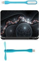 Print Shapes Abstract art black Combo Set(Multicolor)   Laptop Accessories  (Print Shapes)