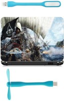 Print Shapes Assassins Creed 4 Black Flag Combo Set(Multicolor)   Laptop Accessories  (Print Shapes)
