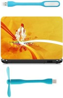 Print Shapes plain yellow abstract Combo Set(Multicolor)   Laptop Accessories  (Print Shapes)