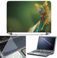 FineArts Thread Art 3 in 1 Laptop Skin Pack With Screen Guard & Key Protector Combo Set(Multicolor)   Laptop Accessories  (FineArts)