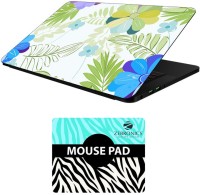 FineArts Floral - LS5661 Laptop Skin and Mouse Pad Combo Set(Multicolor)   Laptop Accessories  (FineArts)