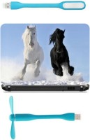 Print Shapes 2 horse Combo Set(Multicolor)   Laptop Accessories  (Print Shapes)