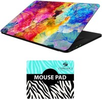 FineArts Floral - LS5601 Laptop Skin and Mouse Pad Combo Set(Multicolor)   Laptop Accessories  (FineArts)