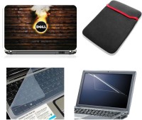 View Namo Art Laptop Accessories Burning Dell 4in1 14.1 Combo Set(Multicolor) Laptop Accessories Price Online(Namo Art)