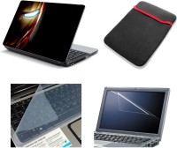 Namo Art Laptop Accessories Half Iron Man 4in1 14.1 Combo Set(MultiColour)   Laptop Accessories  (Namo Art)