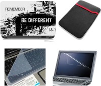 Namo Art Laptop Accessories Be different 4in1 14.1 Combo Set(Multicolor)   Laptop Accessories  (Namo Art)