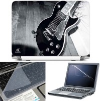FineArts Guitar 3 in 1 Laptop Skin Pack With Screen Guard & Key Protector Combo Set(Multicolor)   Laptop Accessories  (FineArts)