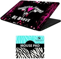 FineArts Quotes - LS5853 Laptop Skin and Mouse Pad Combo Set(Multicolor)   Laptop Accessories  (FineArts)