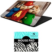 FineArts Cartoons - LS5467 Laptop Skin and Mouse Pad Combo Set(Multicolor)   Laptop Accessories  (FineArts)