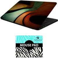 View FineArts Abstract Art - LS5117 Laptop Skin and Mouse Pad Combo Set(Multicolor) Laptop Accessories Price Online(FineArts)