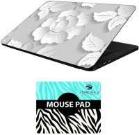FineArts Floral - LS5566 Laptop Skin and Mouse Pad Combo Set(Multicolor)   Laptop Accessories  (FineArts)