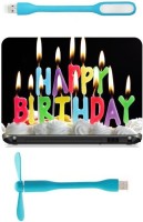 Print Shapes birthday candles inscription Combo Set(Multicolor)   Laptop Accessories  (Print Shapes)