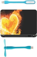 View Print Shapes love fuels the heart Combo Set(Multicolor) Laptop Accessories Price Online(Print Shapes)