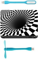 Print Shapes Black Hole Checkered Combo Set(Multicolor)   Laptop Accessories  (Print Shapes)