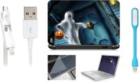 Print Shapes Ghost Pumkin Combo Set(Multicolor)   Laptop Accessories  (Print Shapes)