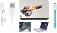 Print Shapes MSI Fire Combo Set(Multicolor)   Laptop Accessories  (Print Shapes)