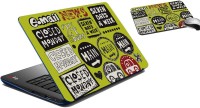 meSleep Sign Boards Laptop Skin and Mouse Pad 129 Combo Set(Multicolor)   Laptop Accessories  (meSleep)