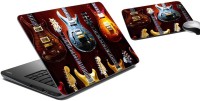 meSleep Guitar Laptop Skin and Mouse Pad 2 Combo Set(Multicolor)   Laptop Accessories  (meSleep)