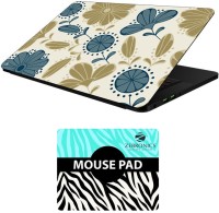 FineArts Floral - LS5543 Laptop Skin and Mouse Pad Combo Set(Multicolor)   Laptop Accessories  (FineArts)