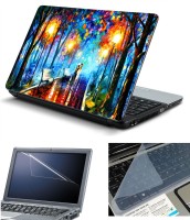 Namo Art 3in1 Laptop Skins with Screen Guard and Key Protector HQ1074 Combo Set(Multicolor)   Laptop Accessories  (Namo Art)