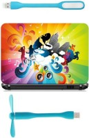Print Shapes dj mixing cartoon Combo Set(Multicolor)   Laptop Accessories  (Print Shapes)
