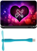 Print Shapes Heart X Combo Set(Multicolor)   Laptop Accessories  (Print Shapes)