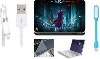 Print Shapes The DarK Night Joker Combo Set(Multicolor)   Laptop Accessories  (Print Shapes)
