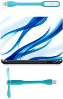 Print Shapes White & blue abstract Combo Set(Multicolor)   Laptop Accessories  (Print Shapes)
