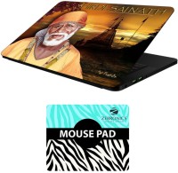 FineArts Religious - LS5962 Laptop Skin and Mouse Pad Combo Set(Multicolor)   Laptop Accessories  (FineArts)