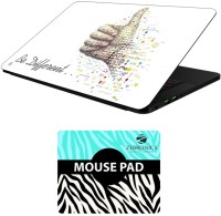 FineArts Quotes - LS5933 Laptop Skin and Mouse Pad Combo Set(Multicolor)   Laptop Accessories  (FineArts)