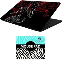 FineArts Floral - LS5637 Laptop Skin and Mouse Pad Combo Set(Multicolor)   Laptop Accessories  (FineArts)