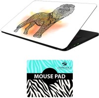 FineArts Animals - LS5296 Laptop Skin and Mouse Pad Combo Set(Multicolor)   Laptop Accessories  (FineArts)
