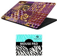 FineArts Abstract Art - LS5034 Laptop Skin and Mouse Pad Combo Set(Multicolor)   Laptop Accessories  (FineArts)