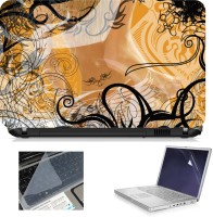 Print Shapes Leaf Orange Combo Set(Multicolor)   Laptop Accessories  (Print Shapes)