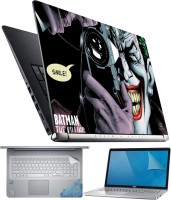 FineArts Batma The Killing Smile 4 in 1 Laptop Skin Pack with Screen Guard, Key Protector and Palmrest Skin Combo Set(Multicolor)   Laptop Accessories  (FineArts)