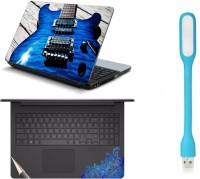 Namo Arts Laptop Skins with Track Pad Skin and USB Led Light LISLEDHQ1040 Combo Set(Multicolor)   Laptop Accessories  (Namo Arts)