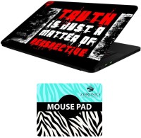 FineArts Quotes - LS5835 Laptop Skin and Mouse Pad Combo Set(Multicolor)   Laptop Accessories  (FineArts)