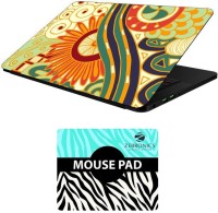 FineArts Floral - LS5633 Laptop Skin and Mouse Pad Combo Set(Multicolor)   Laptop Accessories  (FineArts)