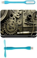 Print Shapes Metal gears Combo Set(Multicolor)   Laptop Accessories  (Print Shapes)