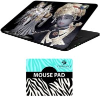 FineArts Religious - LS5967 Laptop Skin and Mouse Pad Combo Set(Multicolor)   Laptop Accessories  (FineArts)