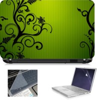 Print Shapes Green Leaf Abstract Combo Set(Multicolor)   Laptop Accessories  (Print Shapes)